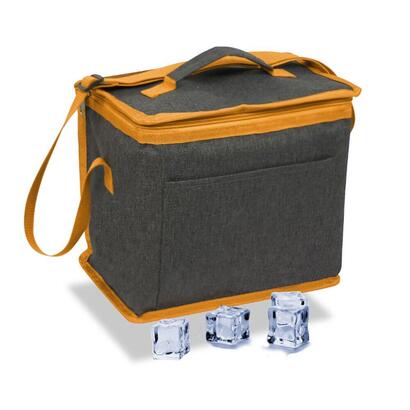 pack-de-3-unidades-nevera-tipo-bolsa-10-l-diseno-tejana-gris-con-ribete-y-asa-naranja-28-x-16-x-22-cm