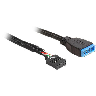 delock-cable-usb-20-pin-header-buchse-usb-30-pin-header-stecker-60cm