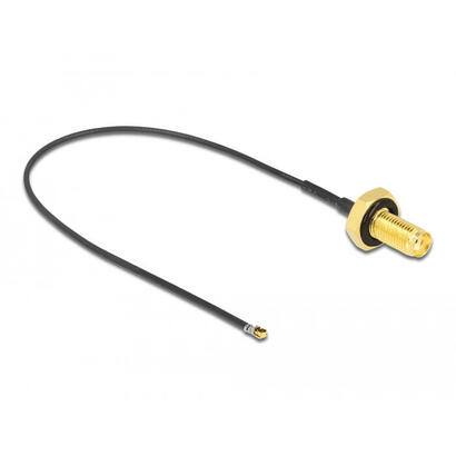 delock-antennencable-sma-buchse-zum-einbau-zu-mhf-4l-lk-stecker-137-20cm-gewindelnge-10mm-spritzwassergeschtzt