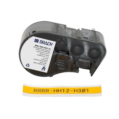 brady-m4c-250-7641-yl-cinta-termorretractil-de-etiquetas-texto-negro-sobre-fondo-amarillo-ancho-1115mm-x-largo