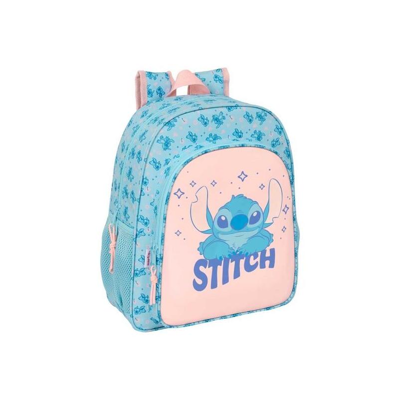 safta-stitch-ohana-mochila-adaptable-a-carro-portabotellas-doble-tirador-ergonomia-acolchada-bolsillo-frontal
