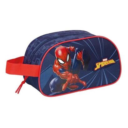 safta-spider-man-neceser-de-5l-cremallera-asa-lateral-adapatable-a-carro-260x120x150mm-azul-marino