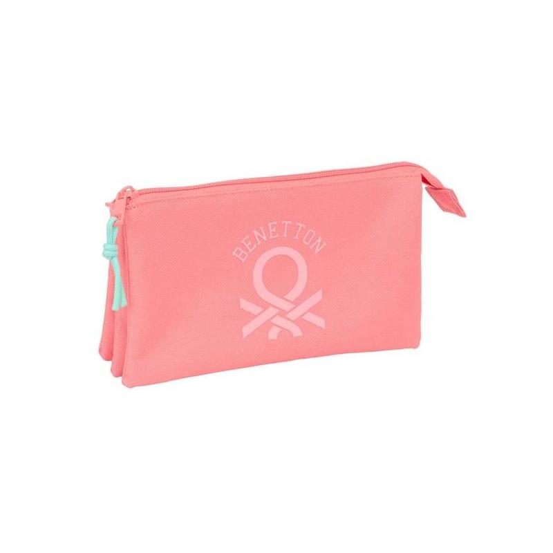 safta-benetton-basics-portatodo-3-compartimentos-con-cremalleras-bolsillo-interior-06l-220x30x120mm-color