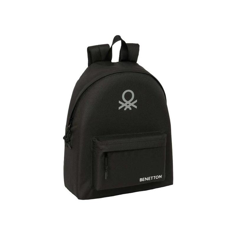 mochila-safta-benetton-basics-bolsillo-frontal-hombreras-acolchadas-espalda-ergonomica-doble-tirador-asa