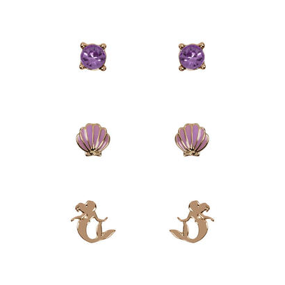 set-3-pares-de-pendientes-la-sirenita-disney