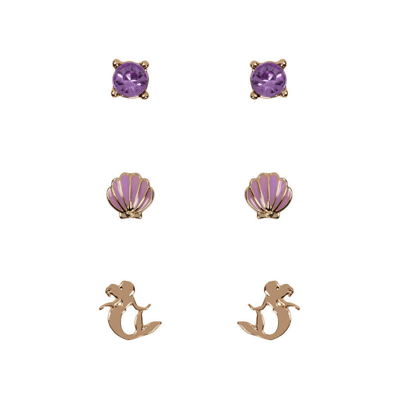 set-3-pares-de-pendientes-la-sirenita-disney