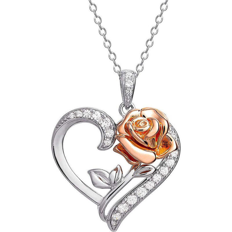 colgante-corazon-rosa-la-bella-y-la-bestia-disney-plata