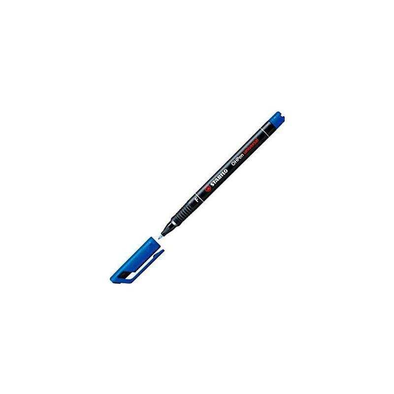 pack-de-10-unidades-stabilo-marcador-permanente-ohpen-universal-f-punta-fina-07mm-azul