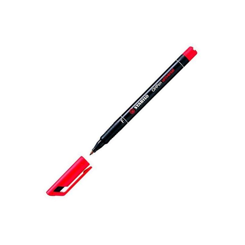 pack-de-10-unidades-stabilo-marcador-permanente-ohpen-universal-f-punta-fina-07mm-rojo