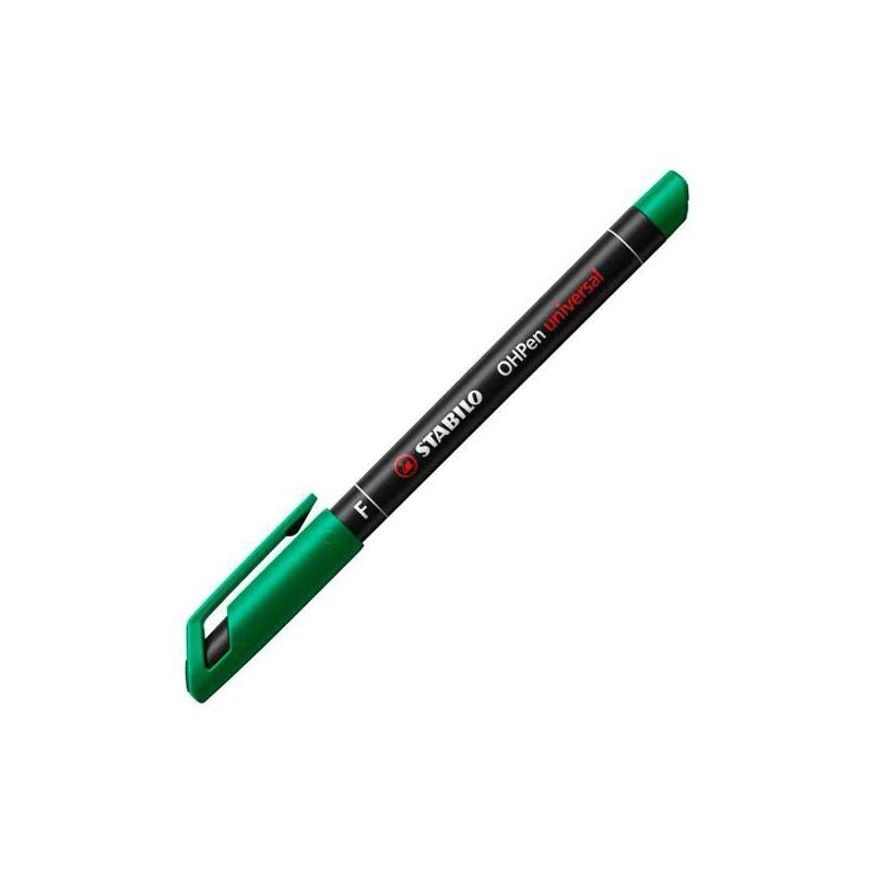 pack-de-10-unidades-stabilo-marcador-permanente-ohpen-universal-f-punta-fina-07mm-verde