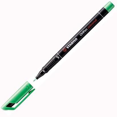 pack-de-10-unidades-stabilo-marcador-permanente-ohpen-universal-s-punta-super-fina-04mm-verde