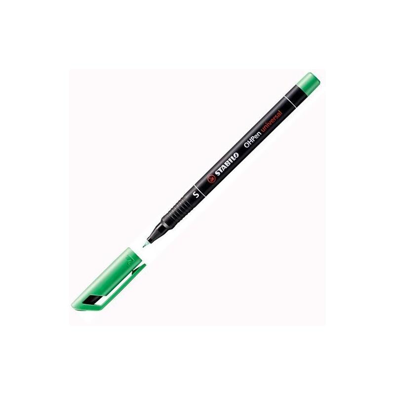 pack-de-10-unidades-stabilo-marcador-permanente-ohpen-universal-s-punta-super-fina-04mm-verde
