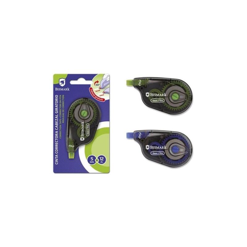 pack-de-24-unidades-bismark-twister-cinta-correctora-5mmx12m-cabezal-giratorio-perfecta-adherencia-al-papel-