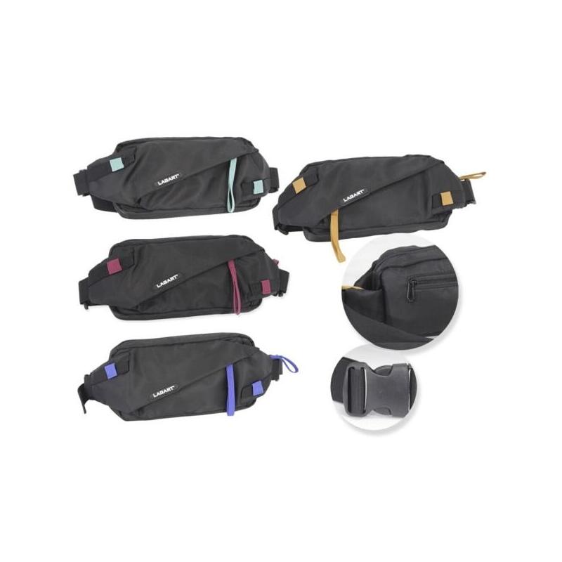 pack-de-4-unidades-lagart-smart-bandolerarinonera-3-bolsillos-cinta-ajustable-fabricada-en-nylon-impermeable-