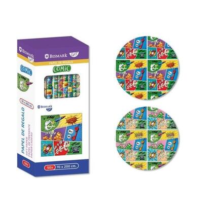pack-de-50-unidades-bismark-comic-rollo-de-papel-regalo-medidas-70cmx200cm-2-diseaos-diferentes
