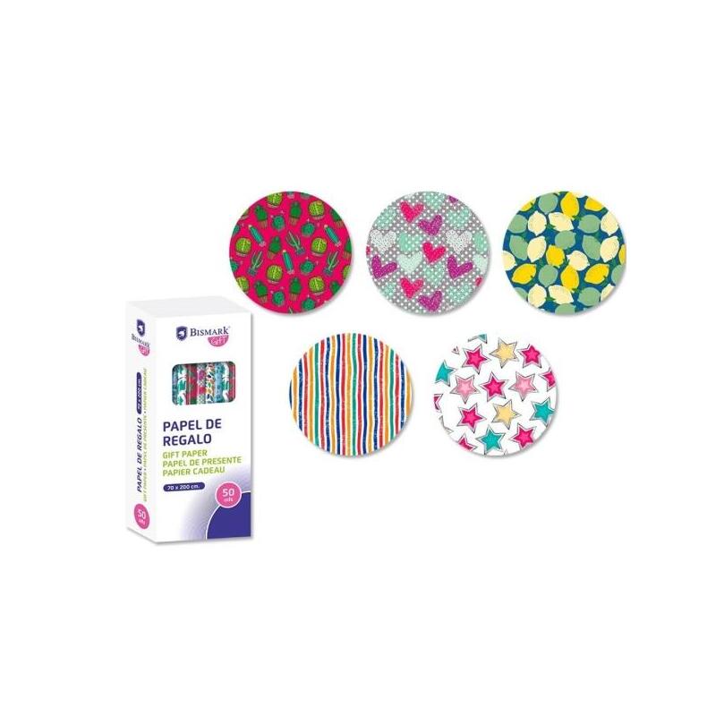 pack-de-50-unidades-bismark-moments-rollo-de-papel-regalo-medidas-70cmx200cm-5-disenos-diferentes