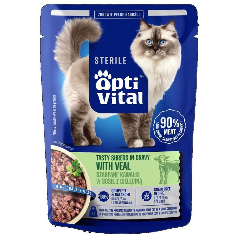 optivital-piezas-troceadas-para-gatos-esterilizados-con-ternera-en-salsa-85g