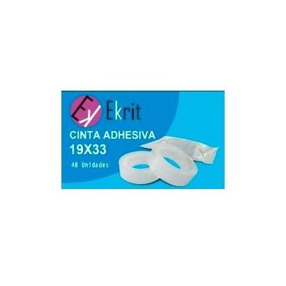 pack-de-48-unidades-ekrit-cinta-adhesiva-transparente-rollo-19mm-x-33m-en-bolsita