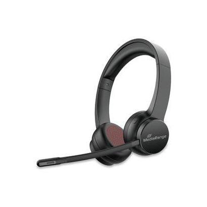 mediarange-bluetooth-enc-mereo-auriculares-400mah-akku-negro