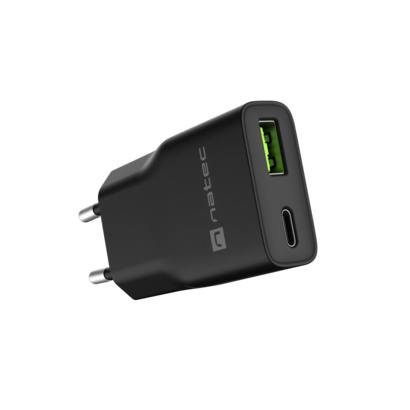 natec-usb-charger-ribera-gan-slim-usb-ausb-c-20w-black