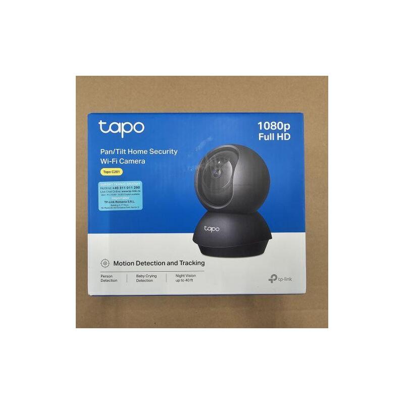 reacondicionado-outlet-grade-a-tp-link-camera-tapo-c201-wi-fi-indoor-pantilt-security-1080p-360-degrees-black-eu-8885020621952-o