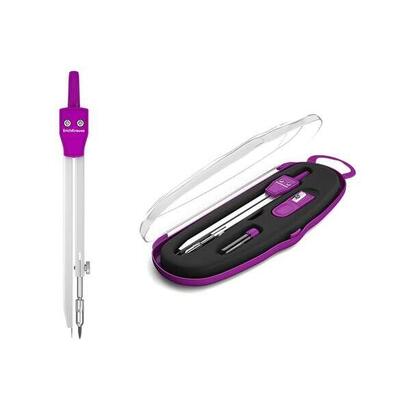 erichkrause-compases-metalicos-conjunto-de-instrumentos-school-135mm-radio-maximo-21-cm-incluye-afilador-y-mina-de