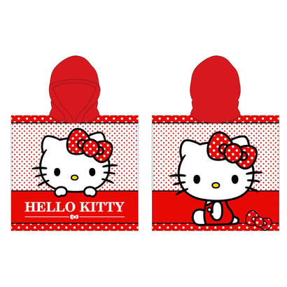 poncho-toalla-hello-kitty-microfibra