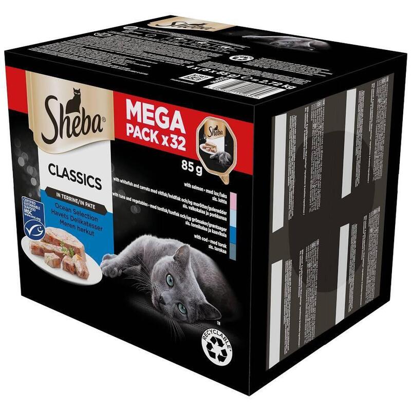 sheba-bandeja-de-pate-pescado-blancopescadosalmonatun-comida-humeda-para-gatos-32x85-g