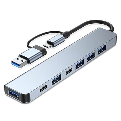 hub-usb-c-multipuerto-7-en-1-con-5-x-usb-3020-2-x-usbc-pd-60w