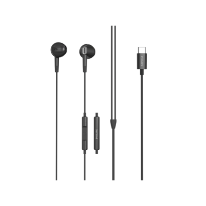 auriculares-philips-tae1020bk93-intrauditivos-con-microfono-cable-usb-c-negro