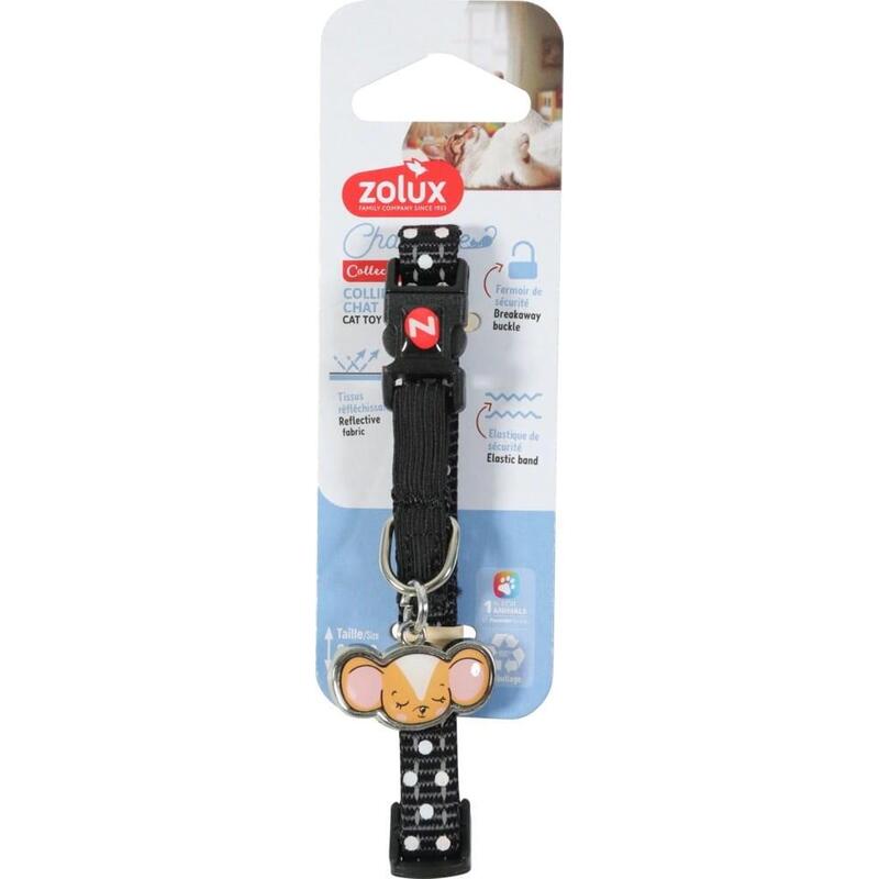 zolux-obroza-dla-kota-z-zawieszka-w-ksztalcie-myszy-chatouille-negro