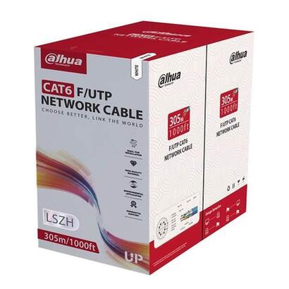 cable-cat6-utp-305m-whitepfm923i-6fn-cd-white-dahua