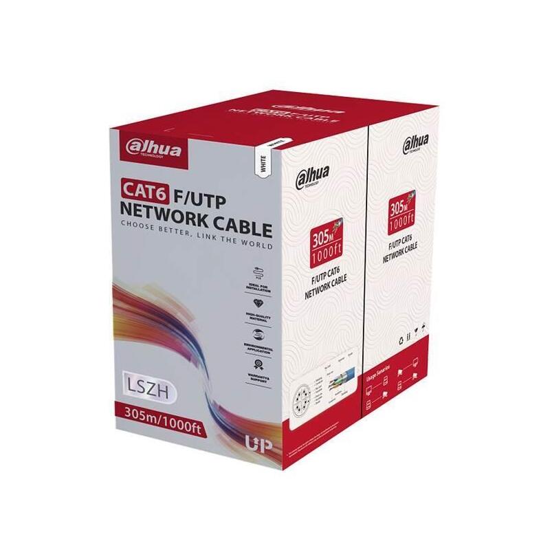 cable-cat6-utp-305m-whitepfm923i-6fn-cd-white-dahua