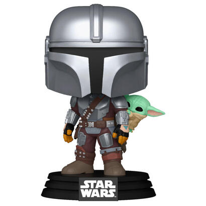 figura-pop-star-wars-mandalorian-grogu-the-mandalorian-with-grogu