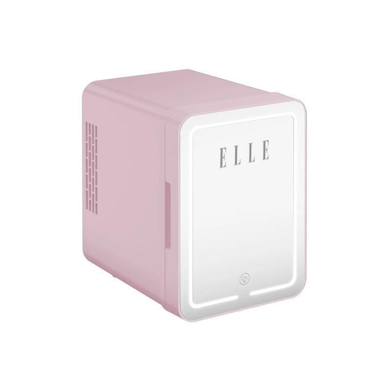 mini-lodowka-z-lusterkiem-do-makijazu-led-elle-4l-fioletowa