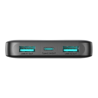 powerbank-joyroom-jr-pbf12-10000mah-24a-con-2-puertos-usb-a-y-1-usb-c-negro