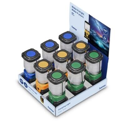pack-de-9-unidades-hama-l250-linternas-led-bateria-250-lumenes-gancho-plegable-autonomia-hasta-15h-