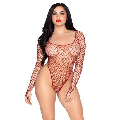 leg-avenue-89377-bodysuit-de-red-industrial-de-corte-alto-rojo-talla-unica