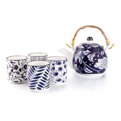 tetera-japonesa-con-4-tazas-flora