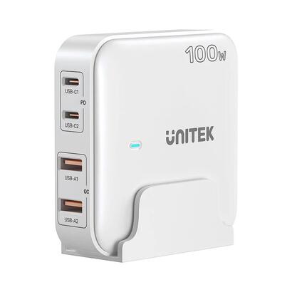 unitek-ladowarka-biurkowa-gan-100w-2xusb-a-2xusb-c