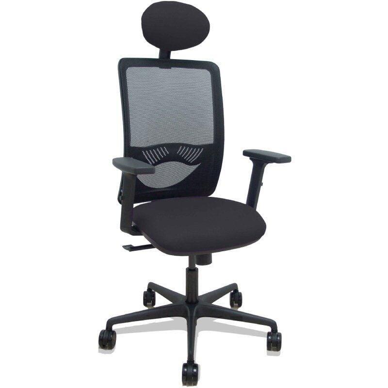 piqueras-y-crespo-silla-zulema-sincro-malla-negra-asiento-bali-negro-brazos-2d-ruedas-65-cabecero