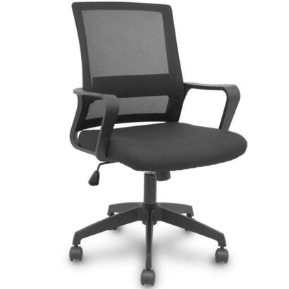 piqueras-y-crespo-forol-silla-ergo535-negra-basculante-respaldo-malla-negro-asiento-tela-negro-ruedas-nailon