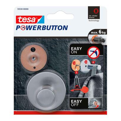 colgador-powerbutton-classic-round-acero-inoxidable