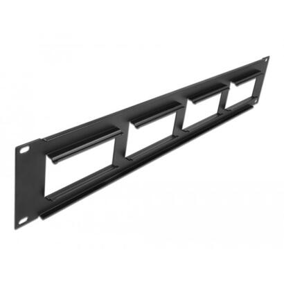 delock-patchpanel-19-2he-mit4x-905x452mm-ausschnitt-schwarz