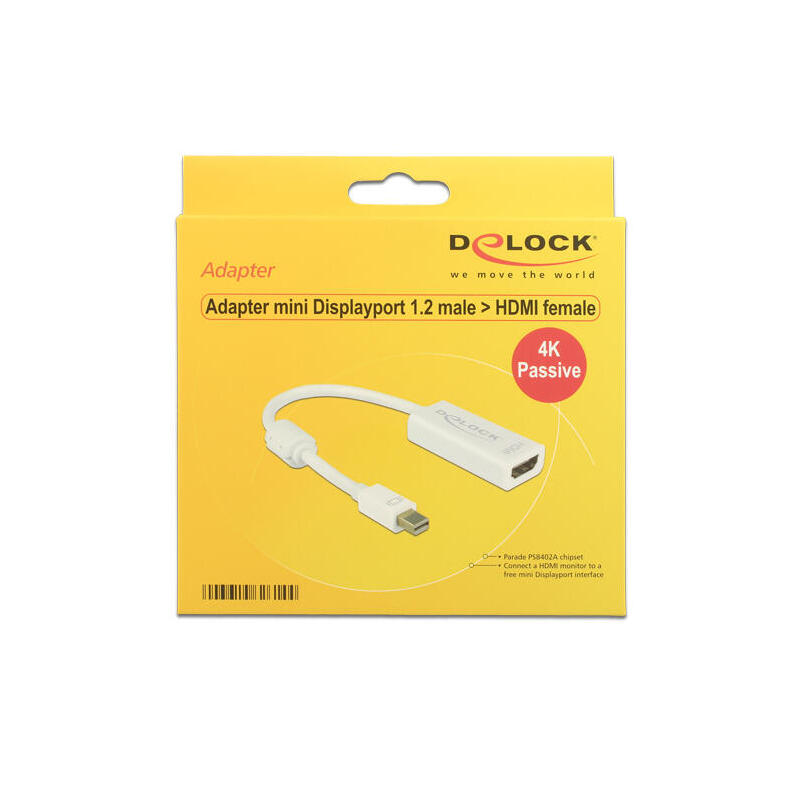delock-adapter-mini-displayport-12-stecker-hdmi-buchse-4k-passiv-weiss