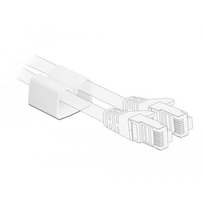 delock-cablehalter-clip-2-stuck-weiss