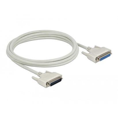 delock-serielles-cable-d-sub-25-stecker-zu-buchse-3-m