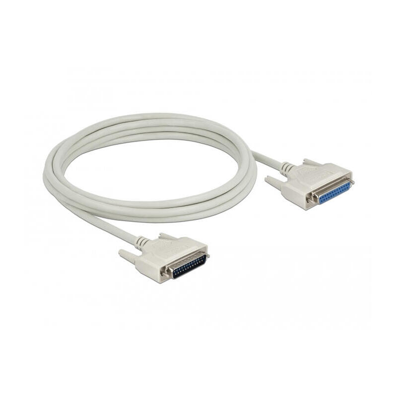 delock-serielles-cable-d-sub-25-stecker-zu-buchse-3-m