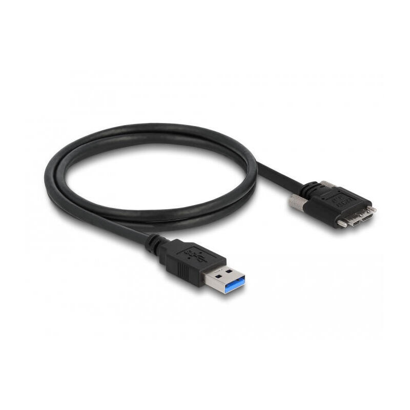 delock-usb-5-gbps-cable-typ-a-stecker-zu-typ-micro-b-stecker-mit-schrauben-1-m