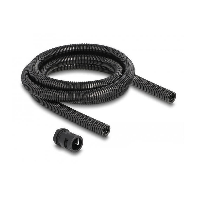 delock-cableschutzschlauch-2-m-x-185-mm-mit-2-x-pg135-schlauchverschraubung-set-schwarz
